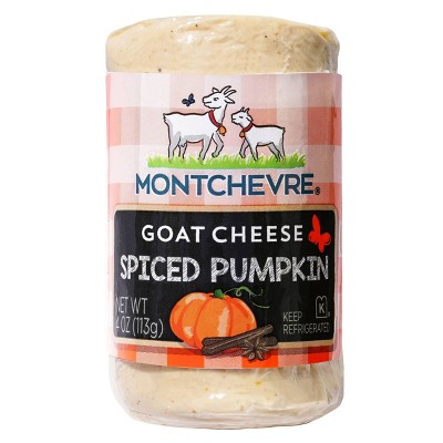 Montchevre Spiced Pumpkin Goat Cheese Log - 4oz