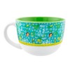 Silver Buffalo Elf Tossed Pattern Ceramic Soup Mug | Holds 20 Ounces - 3 of 4