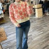 Women's Floral Pattern Sweater - &merci - 2 of 3
