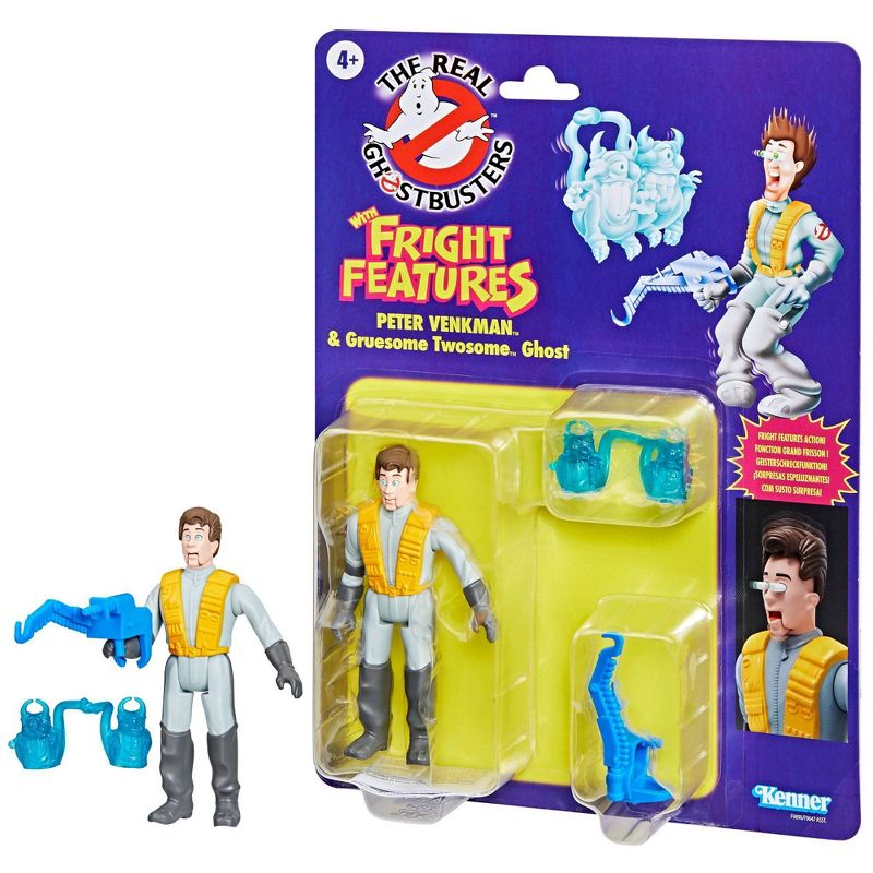 Ghostbusters Peter Venkman Action Figure with Gruesome Twosome Ghost, 4 of 10