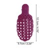Unique Bargains Women's Heatless Voluminous Hair Roller 4.76"x2.24" Purple 1 Pc - 4 of 4