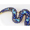 Anna-Kaci Crystal Rhinestone Snake Brooch Necklace for Halloween and Cosplay - 4 of 4