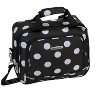 Rockland Polka Softside Upright Luggage Set Expandable Lightweight Black Dot 4-Piece (14/19/24/28) - 2 of 3