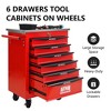 VASIP Double-Door Dustproof Tool Cart  with Layered Clapboard, Multifunctional Tool for Home,Garage - 3 of 4
