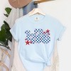 Simply Sage Market Patriotic 1776 Checkered Garment Dyed Tee - 3 of 4