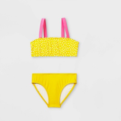 BNWT Girls Sz 2 Target Brand  2 Piece Cute Blue Polka Dot Swim Suit Bathers Set 