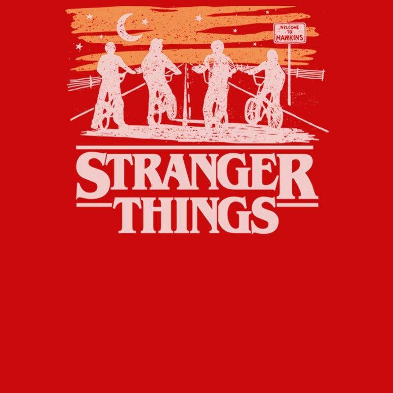 Boy's Stranger Things Starry Bike Ride T-Shirt, 2 of 5