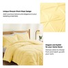 Peace Nest 3 Piece Pintuck Pinch Pleat and Seersucker Bubble Ruffled Chic and Tufted Clipped Comforter Set - 2 of 4