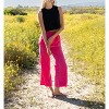 Women's Wide Leg Pants - Velvet Heart - 4 of 4