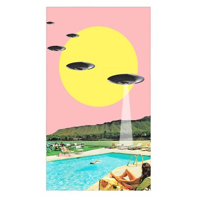 MsGonzalez Invasion on vacation UFO Tablecloth - Deny Designs