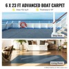 VEVOR Gray Marine Carpet 6 ft x 23 ft Boat Carpet Rugs Indoor Outdoor Rugs for Patio Deck Anti-Slide TPR Water-Proof Back Cut,Gray - 3 of 4