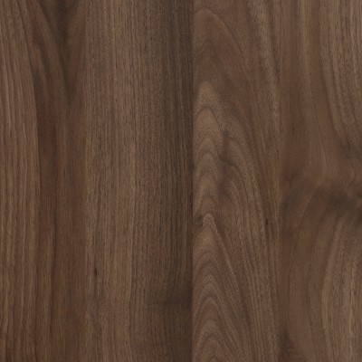 Sleek Holland Queen Platform Bed with Storage Drawer in Natural Walnut