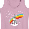 Women's - Disney - Mickey Head Retro Space Graphic Racerback Tank - 2 of 4
