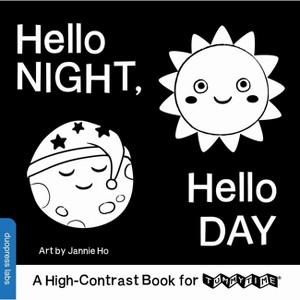 Hello Night, Hello Day - (High-Contrast Books) by  Duopress Labs (Board Book) - 1 of 1