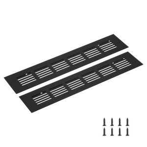 Unique Bargains Rectangle Ventilation Grille, Aluminum - 1 of 3
