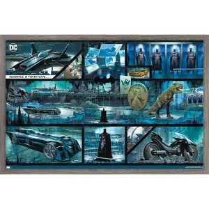 Trends International DC Comics Batman - The Batcave Framed Wall Poster Prints - 1 of 4