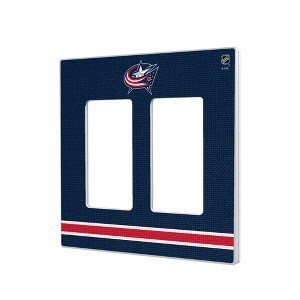 NHL Eastern Conference Teams Stripe Hidden-Screw Light Switch Plate for Double Rocker - 1 of 4