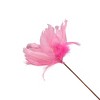 Northlight Glittered Feather Poinsettia Artificial Christmas Pick - 13.75" - Pink - 3 of 4