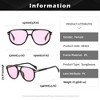 Anna-Kaci Women's Retro-Inspired Double-Bridge Square Sunglasses - 4 of 4
