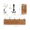Apex Vanguards Large Rustic Pine Wood Coat Rack - 2 of 3