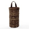 The Lakeside Collection Woven Farmhouse Basket-Look Plastic Bag Dispenser for Kitchen - 2 of 4