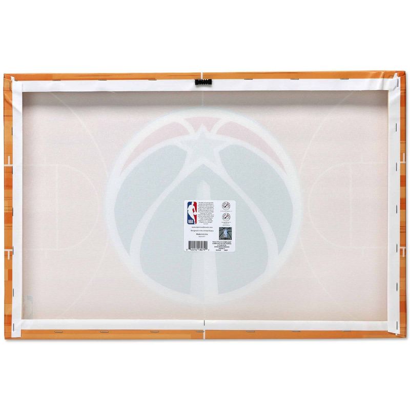 NBA Washington Wizards Court Canvas Wall Sign, 3 of 5