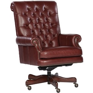 Hekman 79253M Hekman Executive Tilt Swivel Chair Merlot 7-9253M - 1 of 1