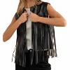 Women's Wynonna Faux Leather Vest - Blue B - 3 of 3
