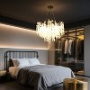 BAOURE Modern Black Tree Branch Chandelier 6-lights, 18.11in Linear Pendant Light Fixture for Dining Living Room Entryway Foyer Stairway Bedroom - 4 of 4