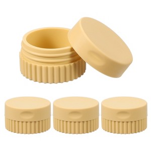 Unique Bargains Silicone Cream Leakproof Travel Decorative Jars 0.68oz 4 Pcs - 1 of 4