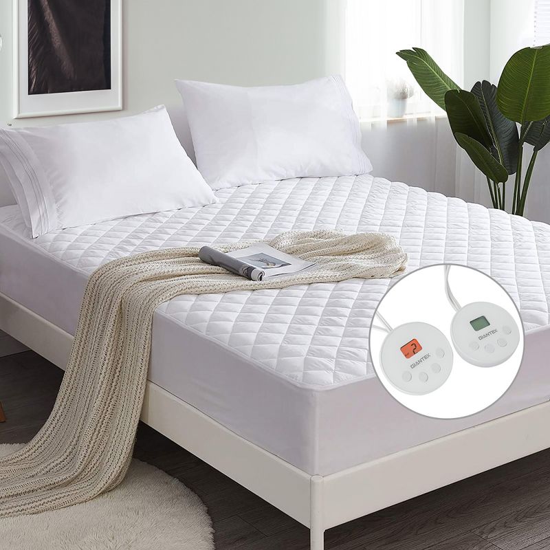 Costway Heated Electric Mattress Pad Twin\King\Queen Size w/10 Heating Levels Auto Shut Off, 1 of 11