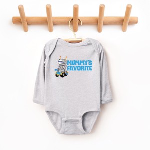 Leo The Truck Mummy's Favorite - Baby Long Sleeve Bodysuit - 1 of 3