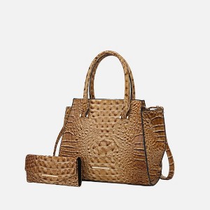 MKF Collection Viridiana Women’s Luxe Croc-Embossed Versatile Tote Bag by Mia K - 1 of 4