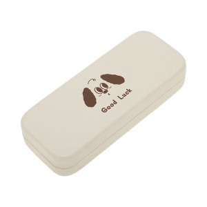 Unique Bargains Eyeglasses Case 6.5"x2.56"x1.34" Beige 1 Pc - 1 of 4
