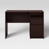 Drayebrooke Espresso Dark Wood Desk - Rooms To Go