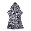 Sportoli Beach Coverups for Girls Swimsuit Cover Up Cotton Terry Hood Swim Robe Swimwear - 3 of 3