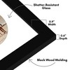 Americanflat Picture Frame with Oval Mat Insert and Shatter-Resistant Glass - Signature Collection - Photo Frame for Wall Display - 3 of 4