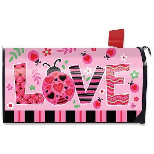 Ladybug Love Valentine's Mailbox Cover  - Standard Size - Briarwood Lane - 1 of 2