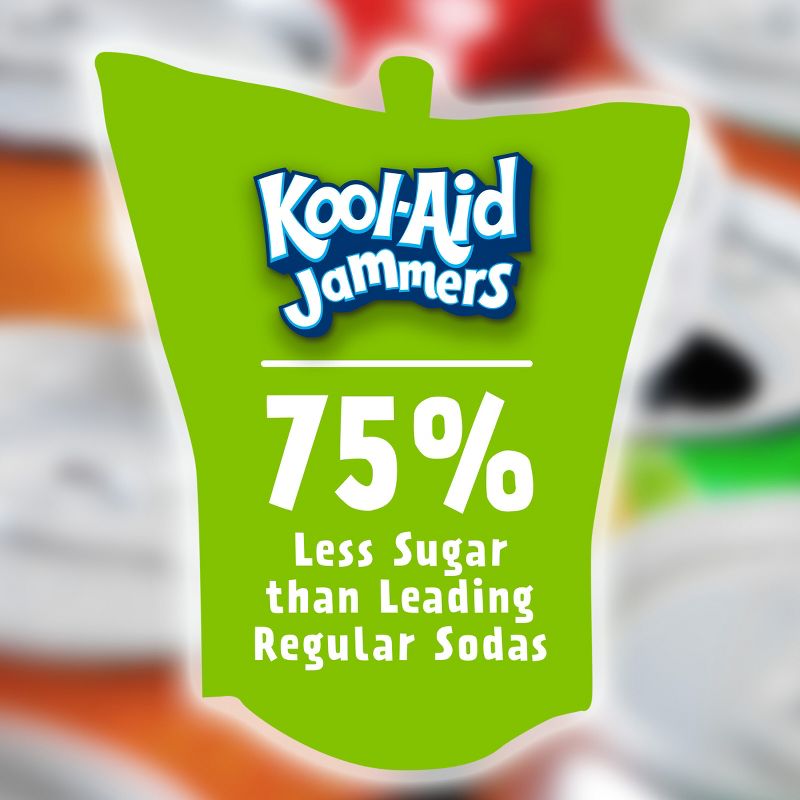 Kool-Aid Jammers Strawberry Kiwi Juice Drinks - 10pk/6 fl oz Pouches, 3 of 13
