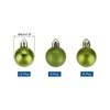 Unique Bargains Shatterproof Home Decorative Christmas Tree Hanging Ball Ornaments 24 Pcs - 2 of 4