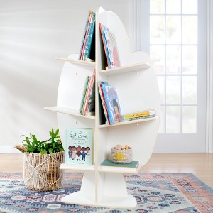 Guidecraft EdQ Reading Tree: Children's Wooden Standing Bookshelf and Classroom Book and Toy Storage Organizer - 1 of 4