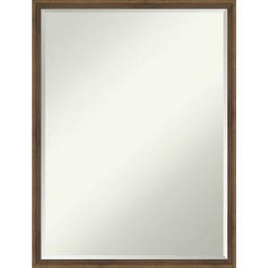 Amanti Art Lucie Petite Bevel Wood Bathroom Wall Mirror - 1 of 4