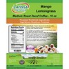 Larissa Veronica Mango Lemongrass Medium Roast Decaf Coffee (Gourmet, Naturally Flavored, Whole Coffee Beans) (16 oz, ZIN: 560858) - 2 of 4