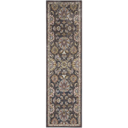 Nourison Juniper Jpr02 Indoor Only Area Rug - Charcoal Multi 2'2