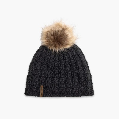 Turtle Fur Fifi Faux Fur Pom Beanie - Women's Winter Hat