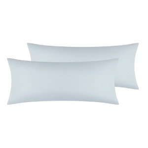 Unique Bargains Solid Color Envelope Closure for Easy Care Wrinkle Pillowcase 2 Pcs - 1 of 4