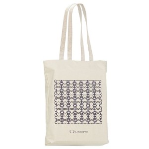Lincove Stylish Canvas Tote Bag - Eco-Friendly, Reusable Shopping Bag - Perfect for Daily Use, Groceries, and Travel - 1 of 4