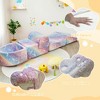 Hooseng Kids Couch, 5-in 1 Modular Sectional Toddler Playing Sofa, Multi-Combination Glow-in-The-Dark Climbing Blocks Toys - 4 of 4