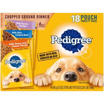 Pedigree Wet Dog Food - 18ct