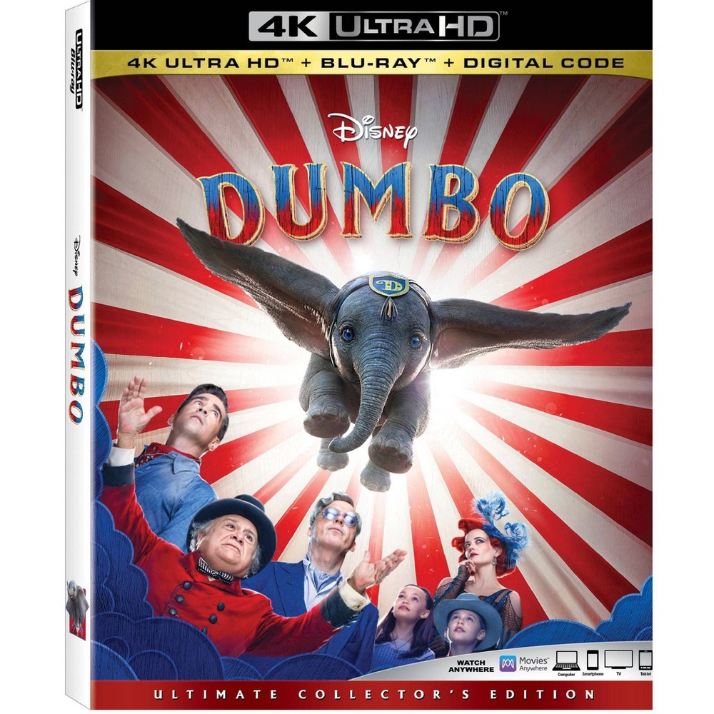 Dumbo Live Action (4K/UHD) was $29.99 now $20.0 (33.0% off)